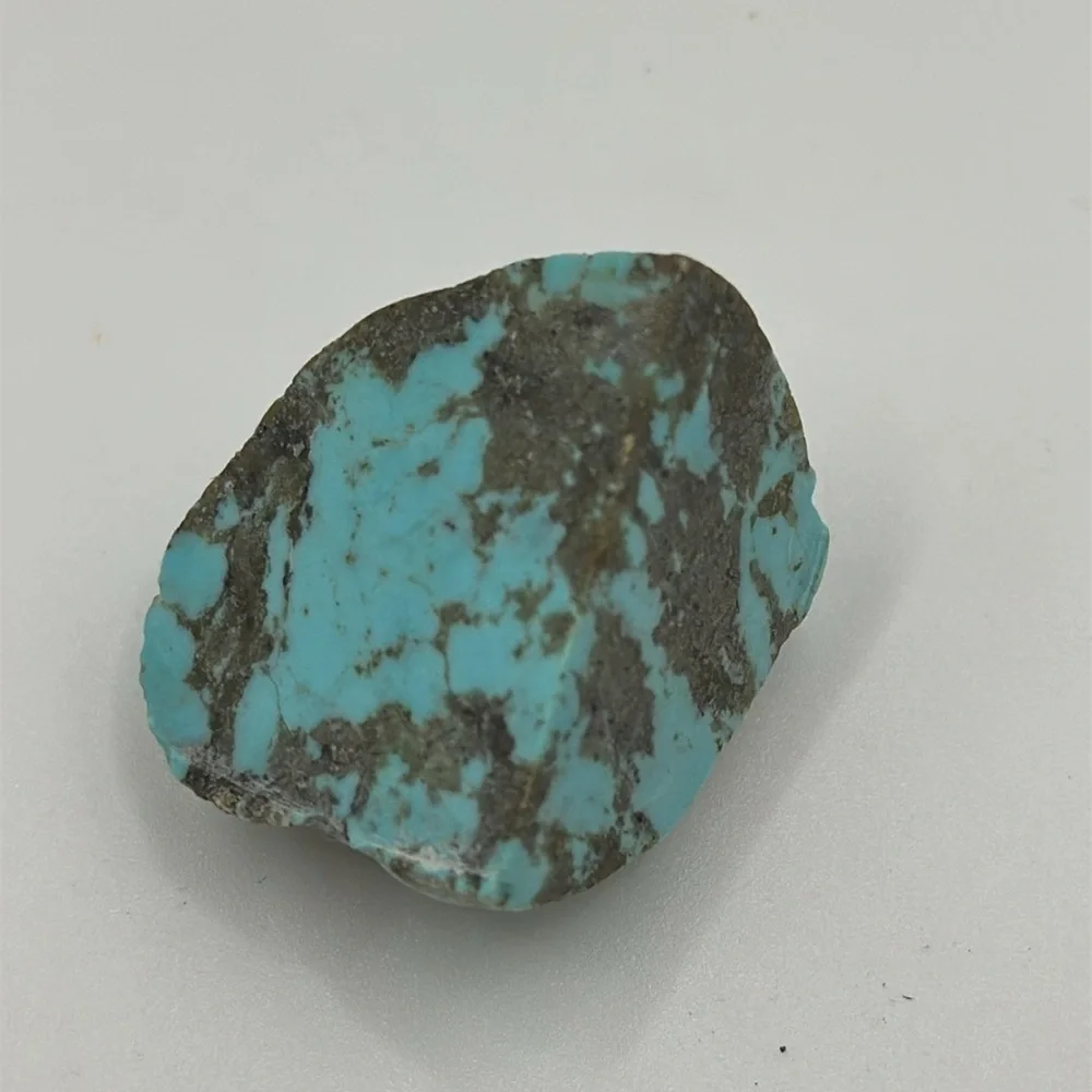 2 Natural Turquoise nuggets stones rocks .  Jewelry making